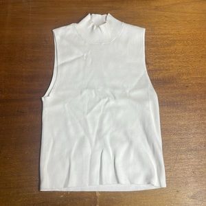 Madewell The Signature Knit Mockneck Sweater Tank NM587 XL